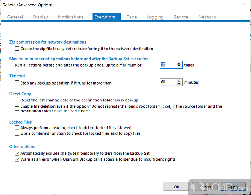 Uranium Backup screenshot