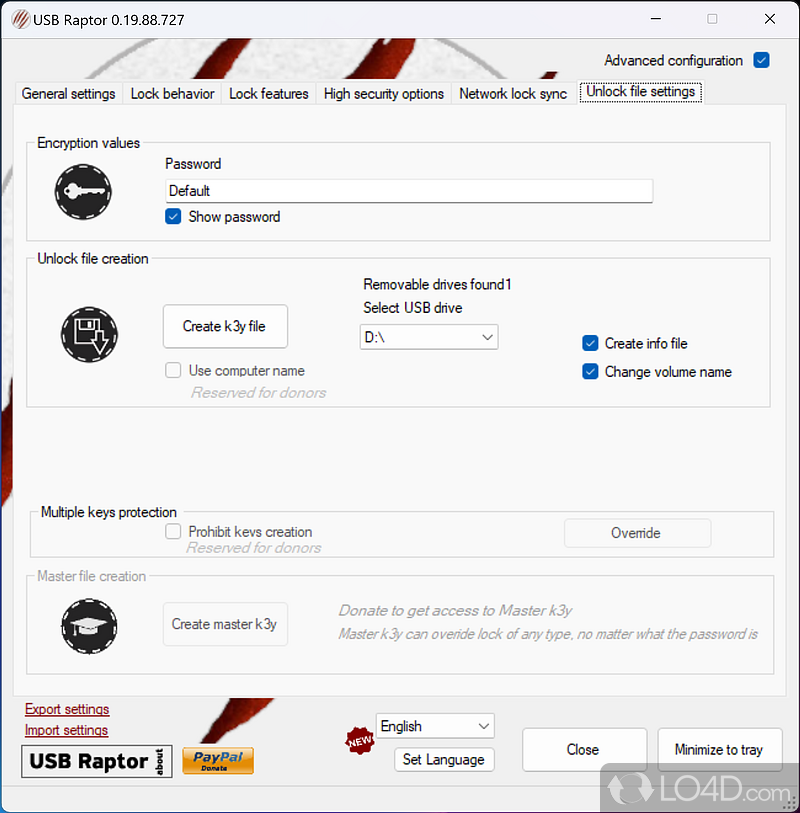 USB Raptor screenshot