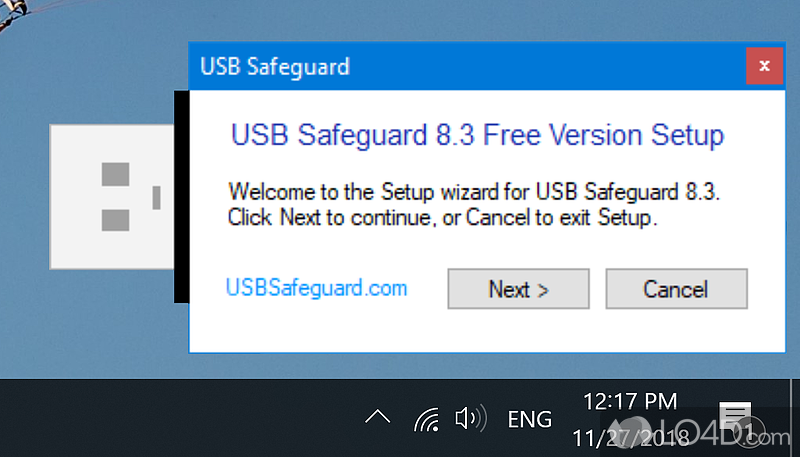 Powerful software solution that can protect data stored on removable storage devices by having it encrypted - Screenshot of USB Safeguard Free