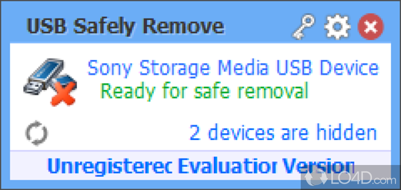 A lifesaver software for active users of USB devices - Screenshot of USB Safely Remove