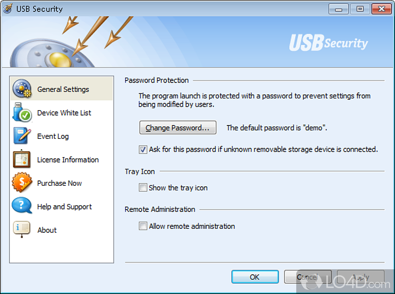 Get rid and protect against autorun virus - Screenshot of USB Security