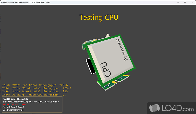 Benchmarking tool that can help you evaluate computer's performance - Screenshot of UserBenchmark