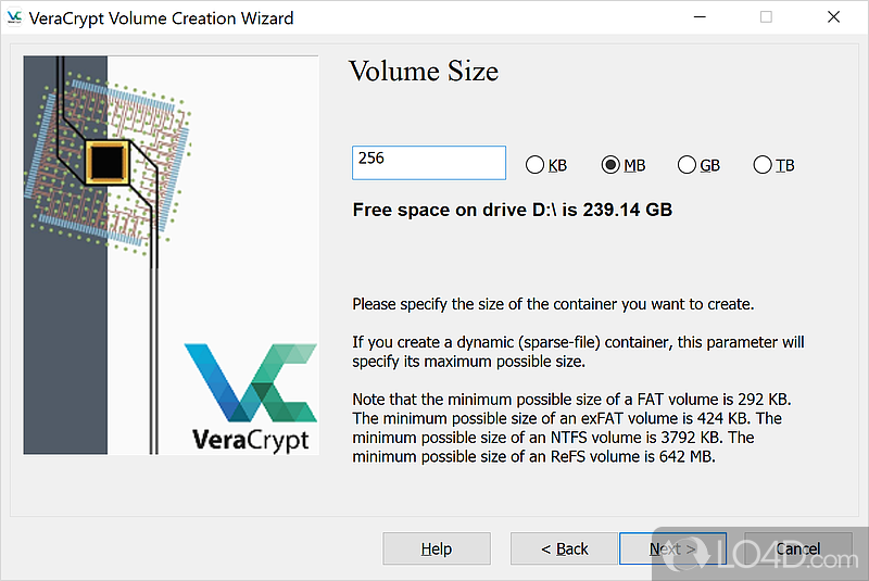 Reliable verification tools - Screenshot of VeraCrypt