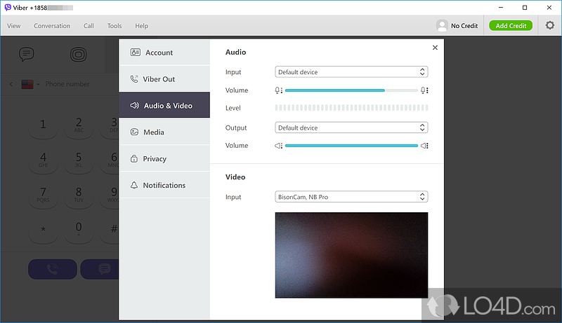 Multi-platform capabilities - Screenshot of Viber for Windows