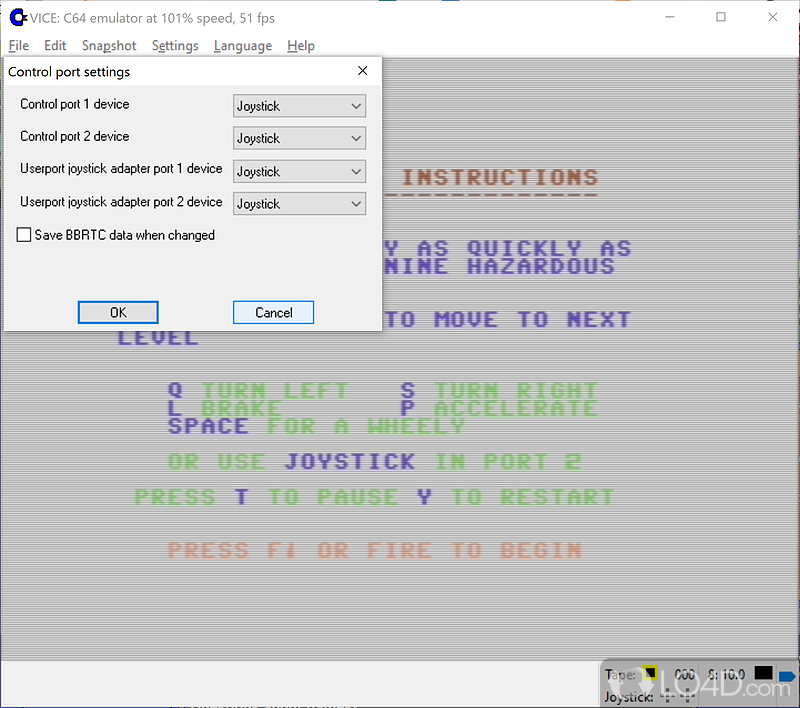 An overall reliable, smart and powerful emulator - Screenshot of VICE