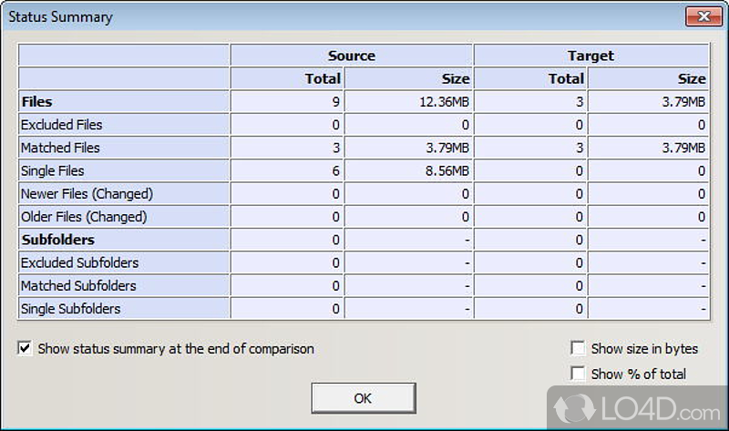 File Sync and Backup Software - Screenshot of ViceVersa PRO