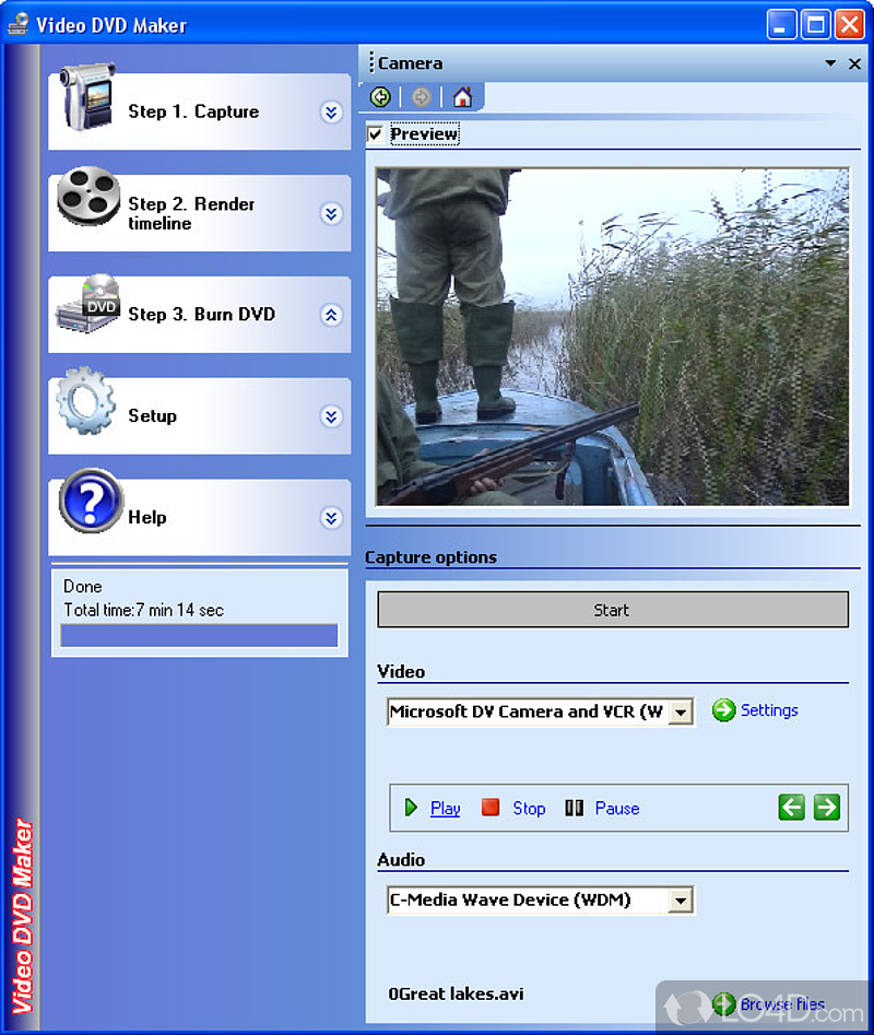 Freeware tool to create DVDs in 3 clicks - Screenshot of Video DVD Maker Free