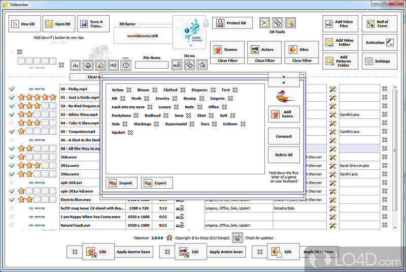 Can process a variety of video files - Screenshot of Videonizer