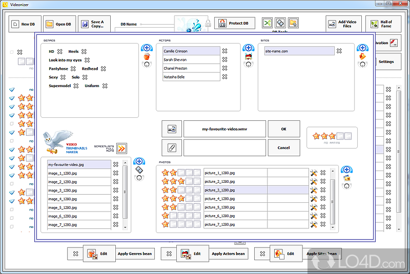 Manage hotkeys, prevent video dupes, and more - Screenshot of Videonizer