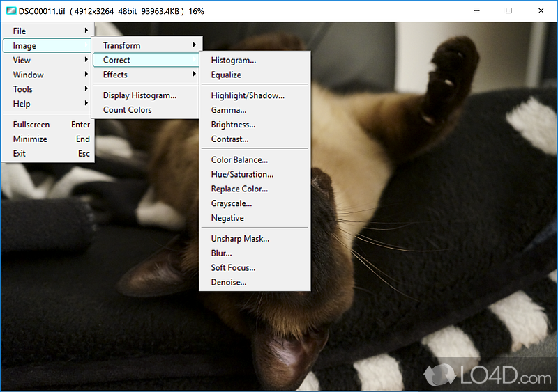 Easy-to-use photo viewer with surprisingly rich editing options - Screenshot of Vieas