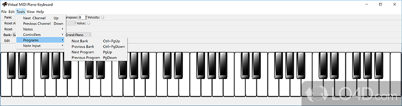 VMPK. Virtual MIDI Piano Keyboard