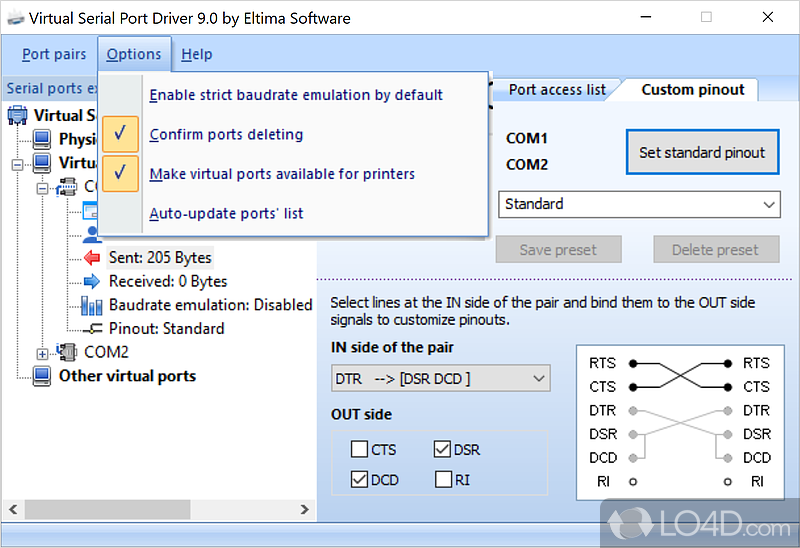 Virtual Serial Port Driver screenshot