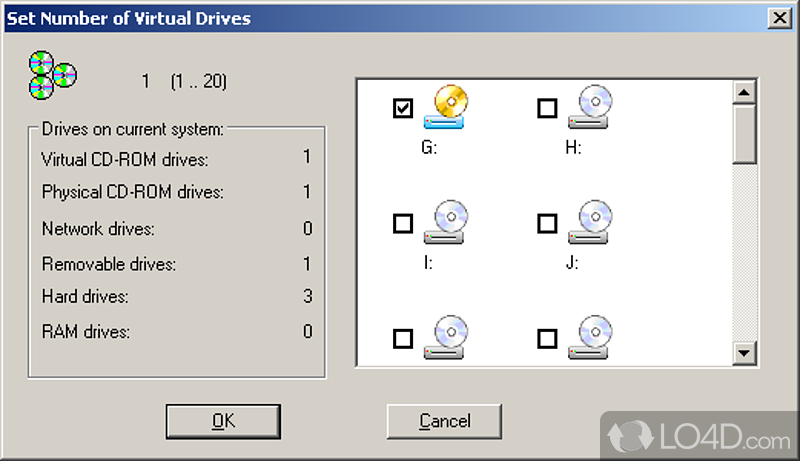Backing up your computer - Screenshot of VirtualDrive