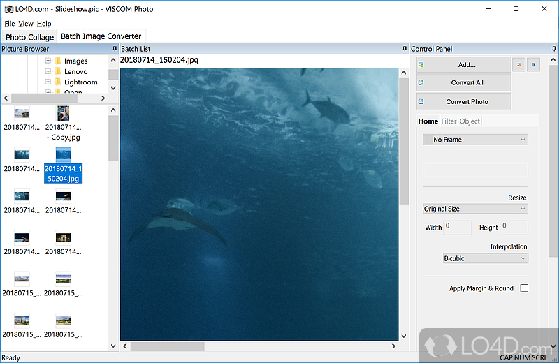 Convert images to popular formats - Screenshot of VISCOM Photo