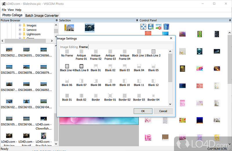 VISCOM Photo: User interface - Screenshot of VISCOM Photo