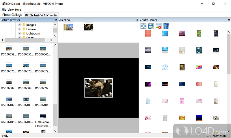 Quick setup and dual-pane GUI - Screenshot of VISCOM Photo