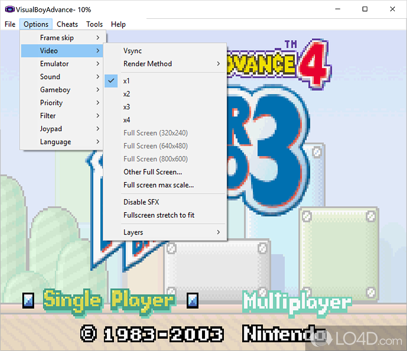 Visual Boy Advance: Gaming emulator - Screenshot of Visual Boy Advance