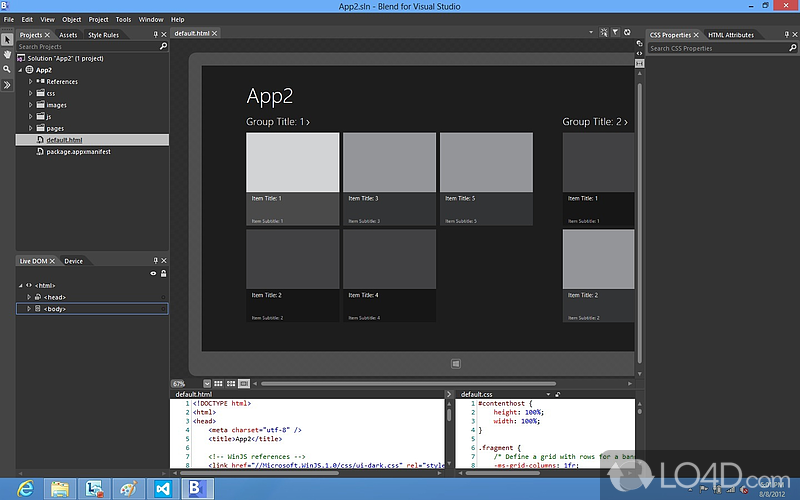 Break through software development challenges - Screenshot of Visual Studio 2013
