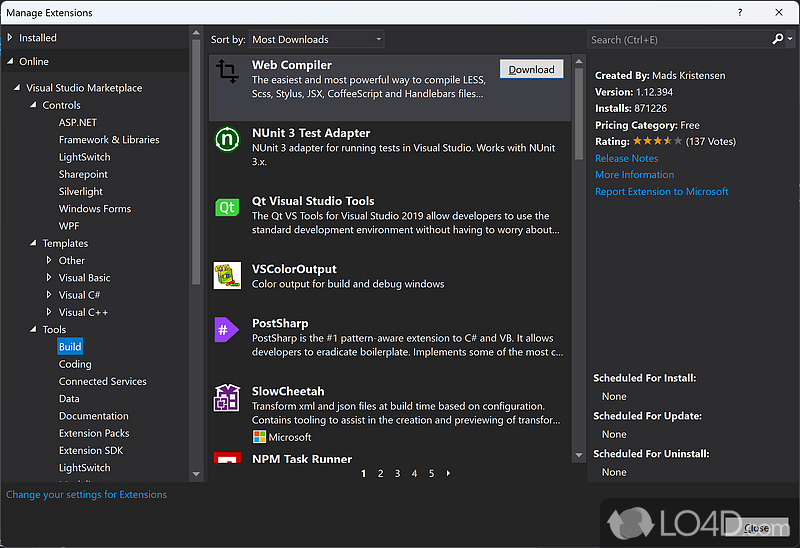 Visual Studio 2019: Unified framework - Screenshot of Visual Studio 2019