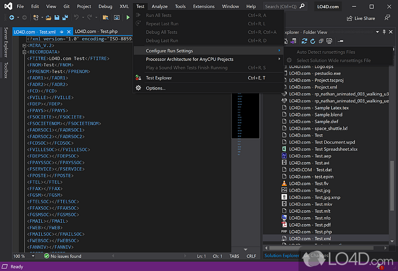 Top choices of app developers for IDEs - Screenshot of Visual Studio 2019