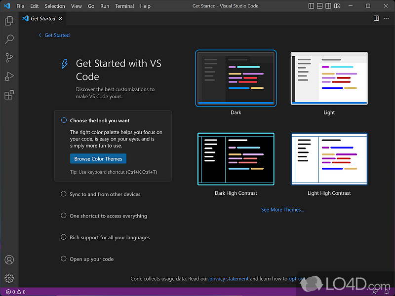 Powerful tool for code compiling, plus building - Screenshot of Visual Studio Code