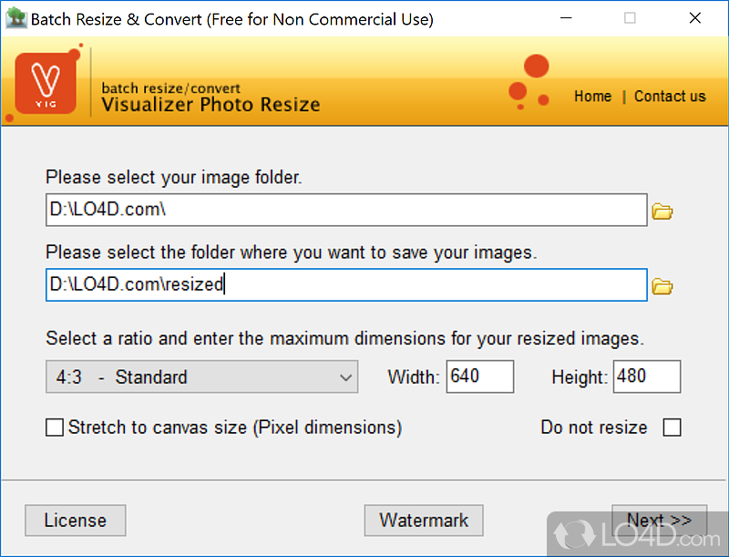 visualizer photo resize for mac