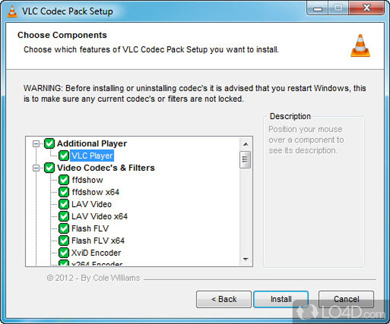 VLC Codec Pack screenshot