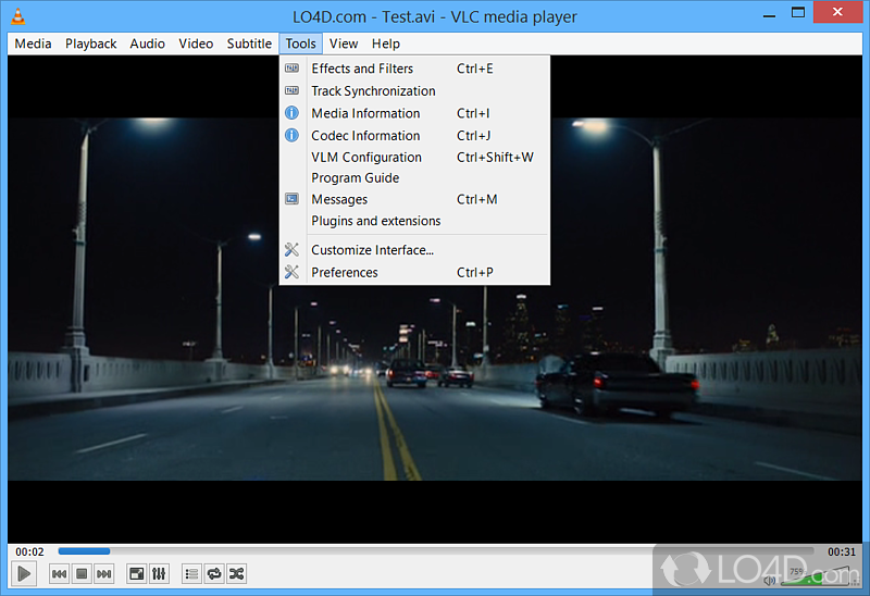 Version of Video LAN's famous player - Screenshot of VLC Media Player Portable