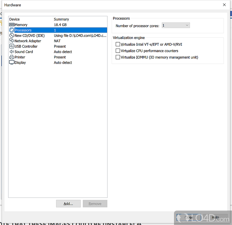 VMware Workstation Player: 4K UHD resolution - Screenshot of VMware Workstation Player
