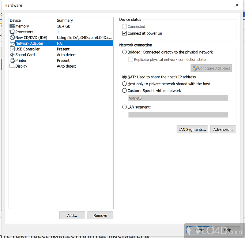 Different version of Windows - Screenshot of VMware Workstation Player