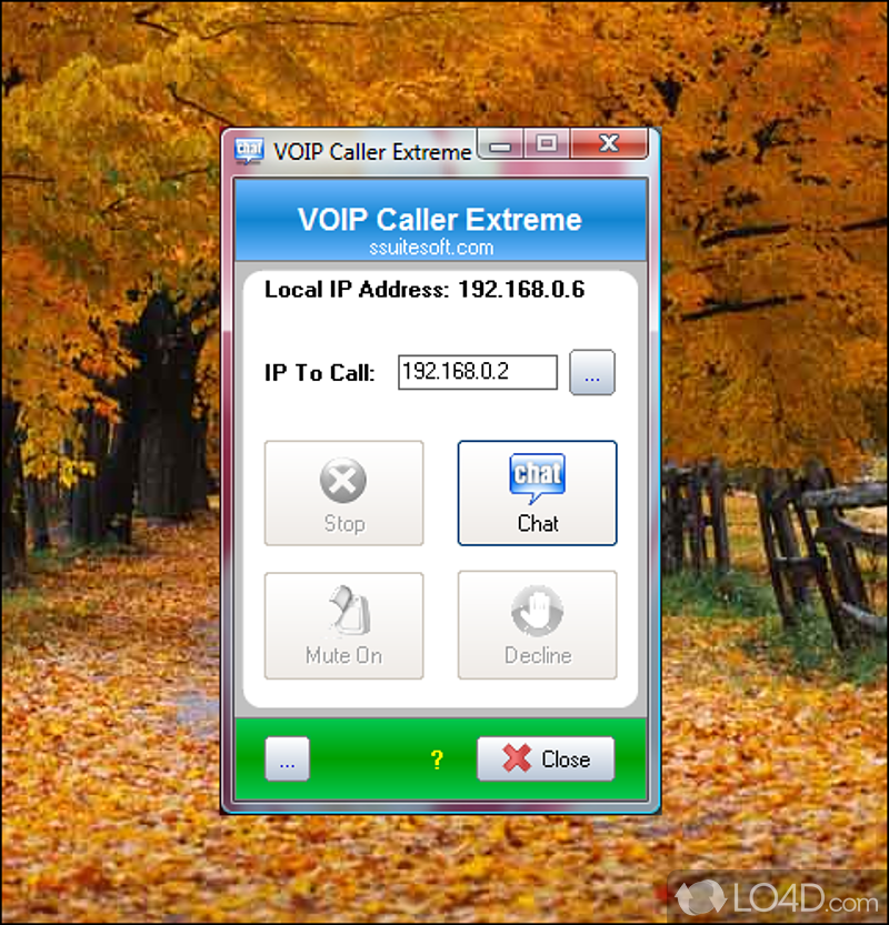 Make voice calls over the Internet using this app that can help you communicate with friends in the same LAN - Screenshot of VOIP Caller Extreme