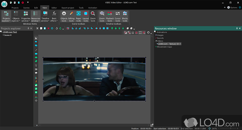 Wide range of functions - Screenshot of VSDC Free Video Editor