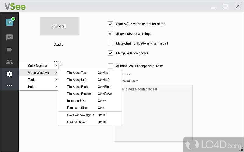 Software for professional video conference - Screenshot of VSee