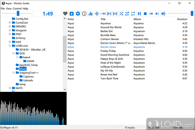 VUPlayer screenshot