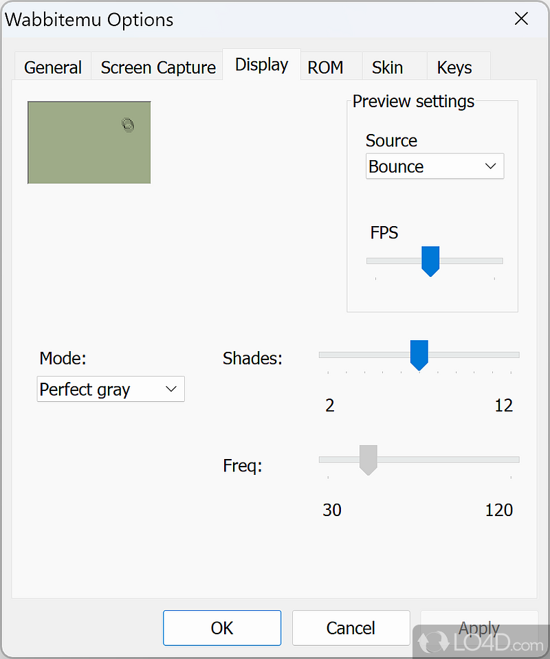 Calculator for Texas instruments - Screenshot of Wabbitemu