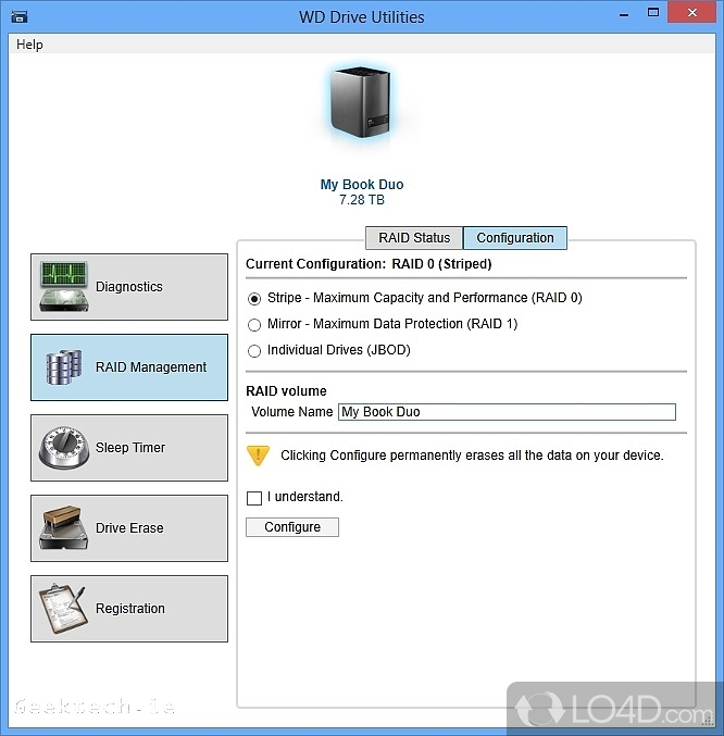 WD Drive Utilities 2.1.0.142 instal the new