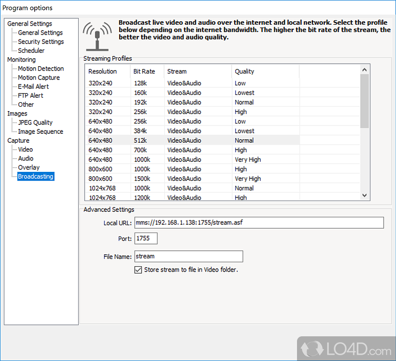 Webcam Surveyor screenshot