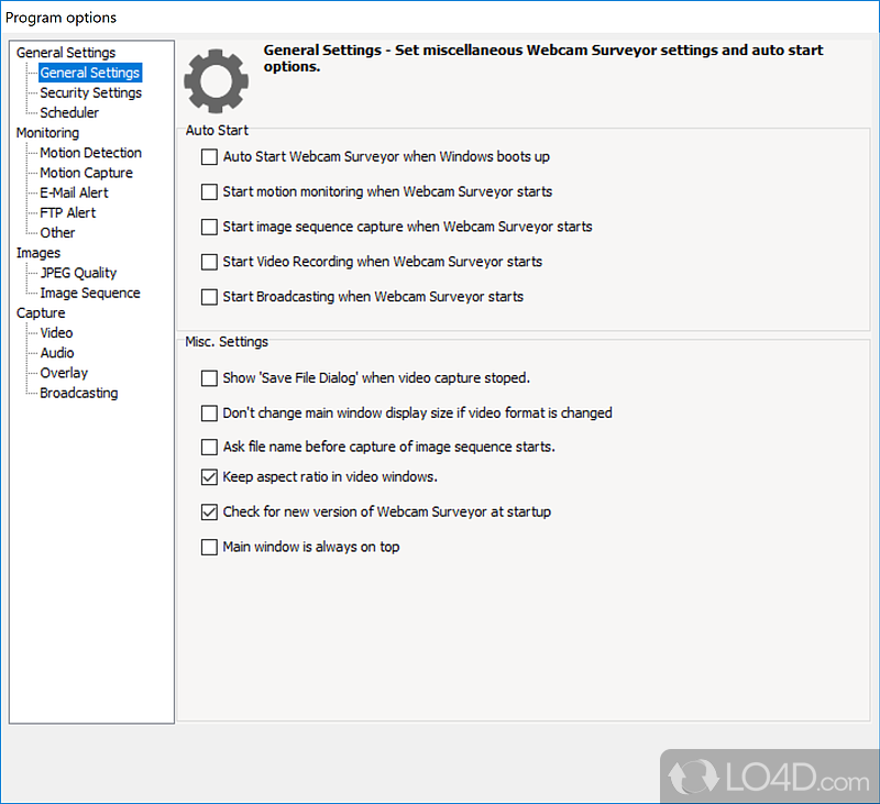 Webcam Surveyor: Versatility - Screenshot of Webcam Surveyor