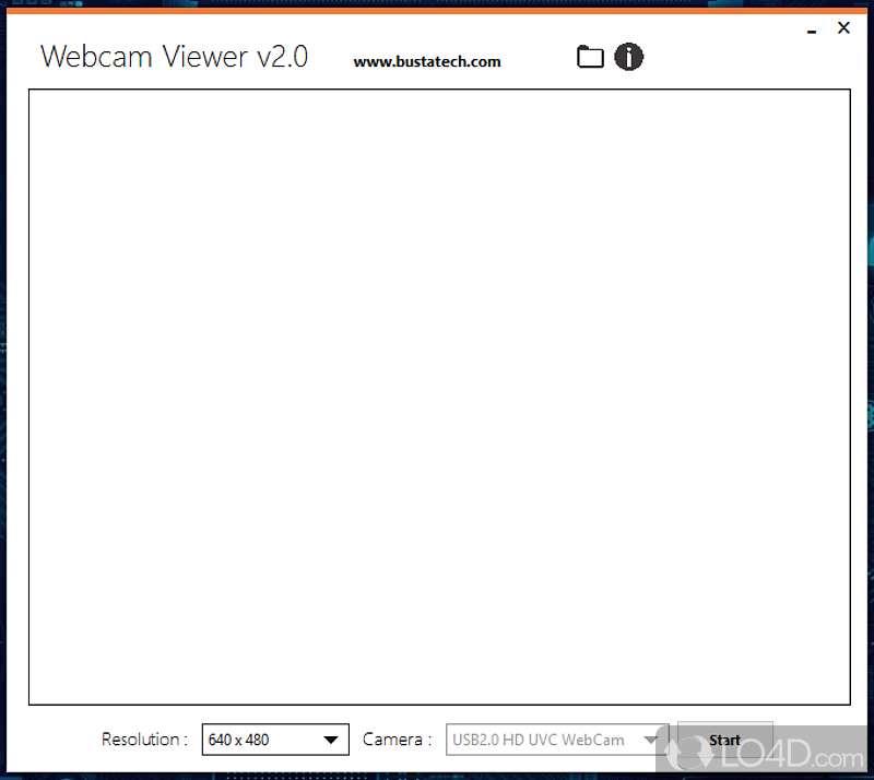 WebcamViewer: Take snapshots - Screenshot of WebcamViewer