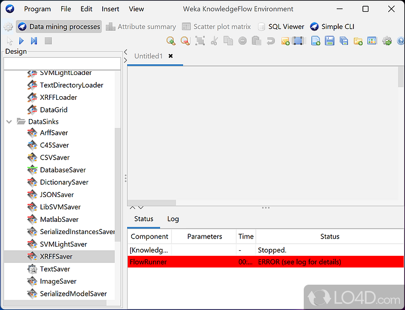 Weka: User interface - Screenshot of Weka