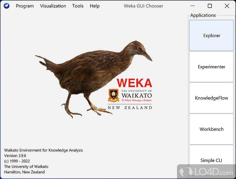 Java-based software solution that can assist you in data mining - Screenshot of Weka