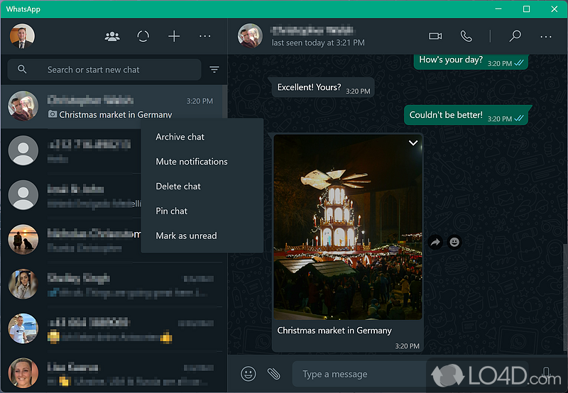 WhatsApp: Smooth design - Screenshot of WhatsApp