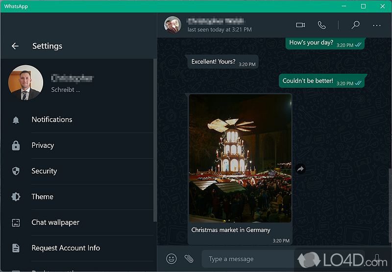 Group chat support - Screenshot of WhatsApp