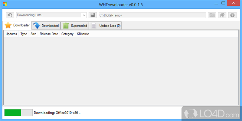WHDownloader screenshot