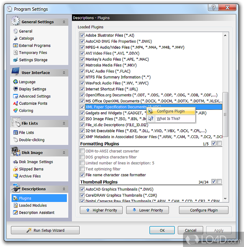 Computer media cataloging software - Screenshot of WhereIsIt