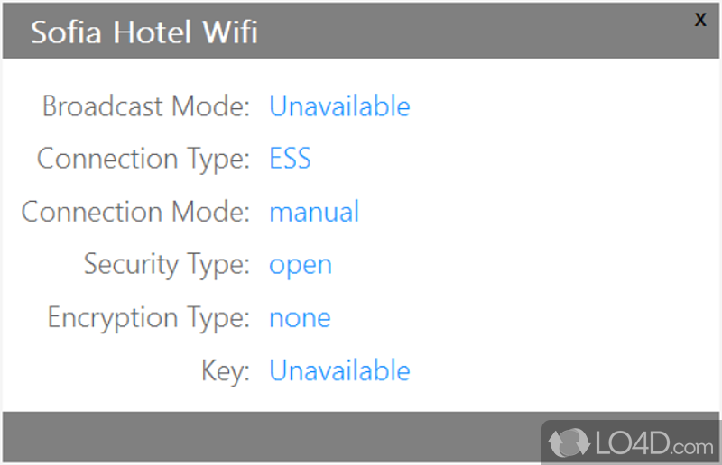 A Free Productivity program for Windows - Screenshot of WiFi Profile Manager 8