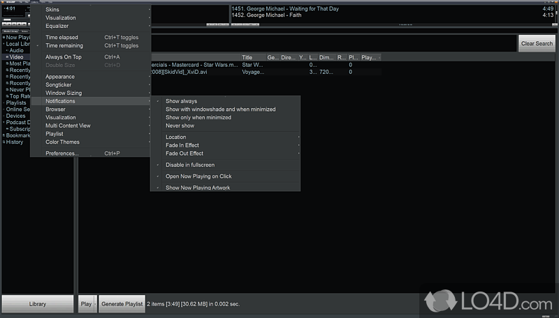 Winamp:  - Screenshot of Winamp