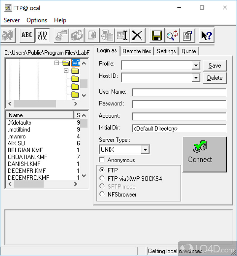 WinaXe Windows X Server screenshot