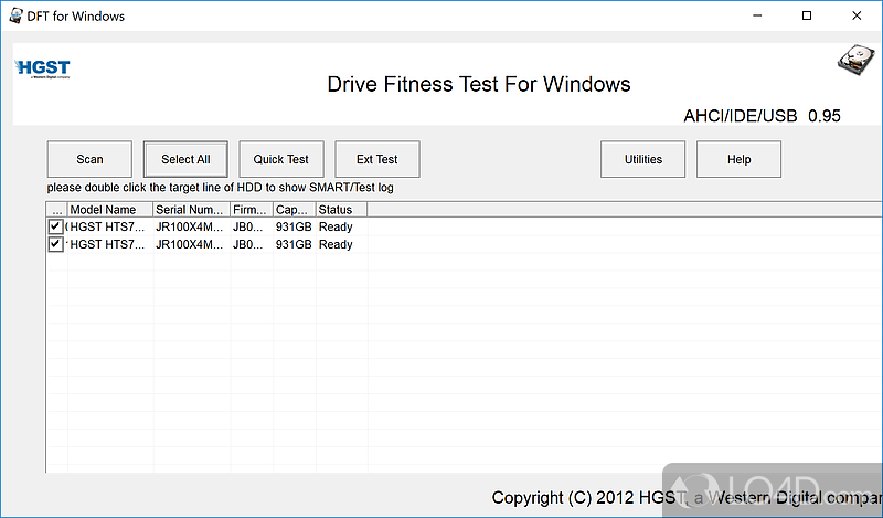 drive fitness test