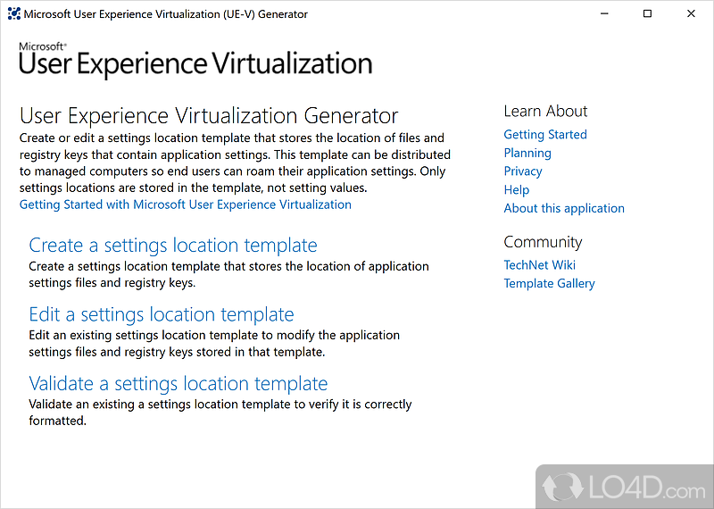 Activate a virtual system to test files, registry settings for testing code on different systems - Screenshot of Windows ADK